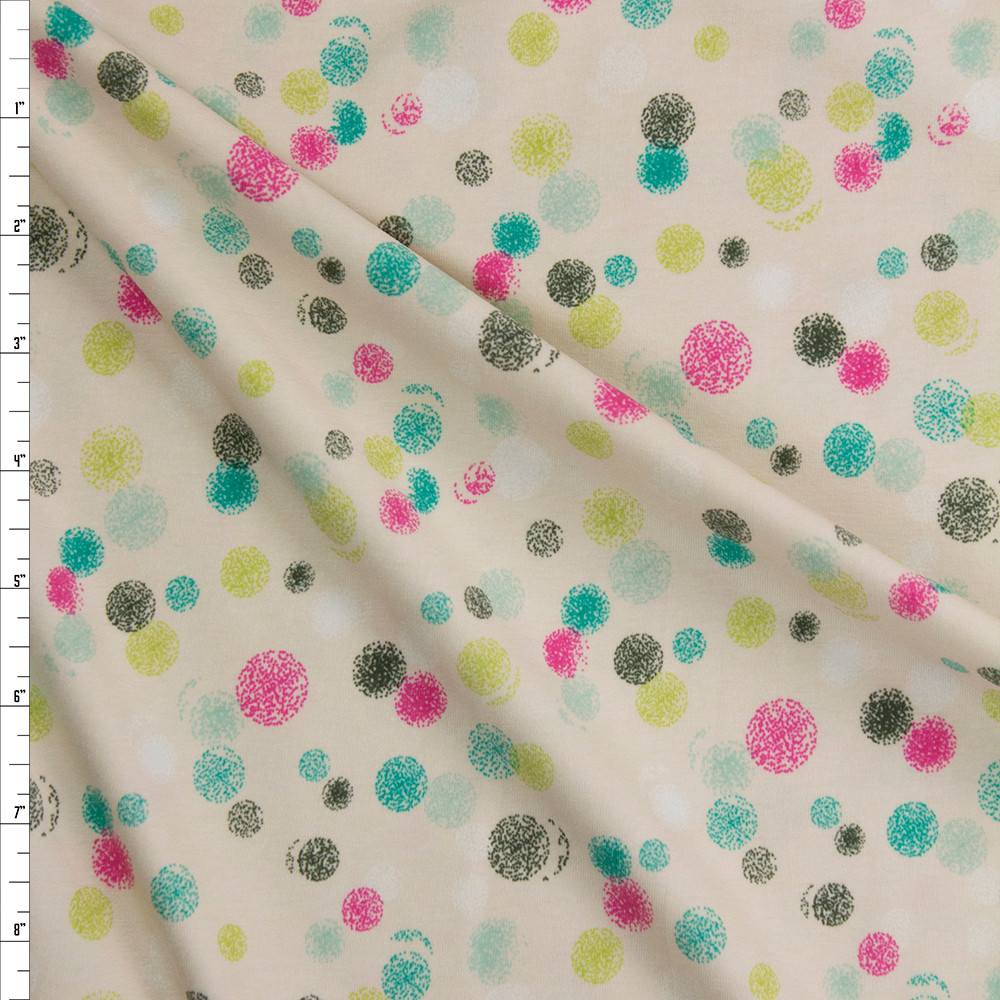 Cali Fabrics Aerosol Stipple Smooth Cotton/Spandex Knit From ‘Art ...