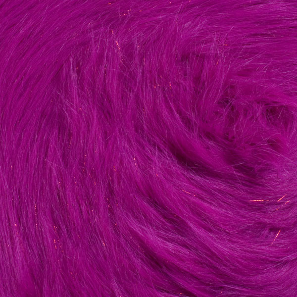 Hot Pink Sparkle Faux Fur Fabric 60 wide