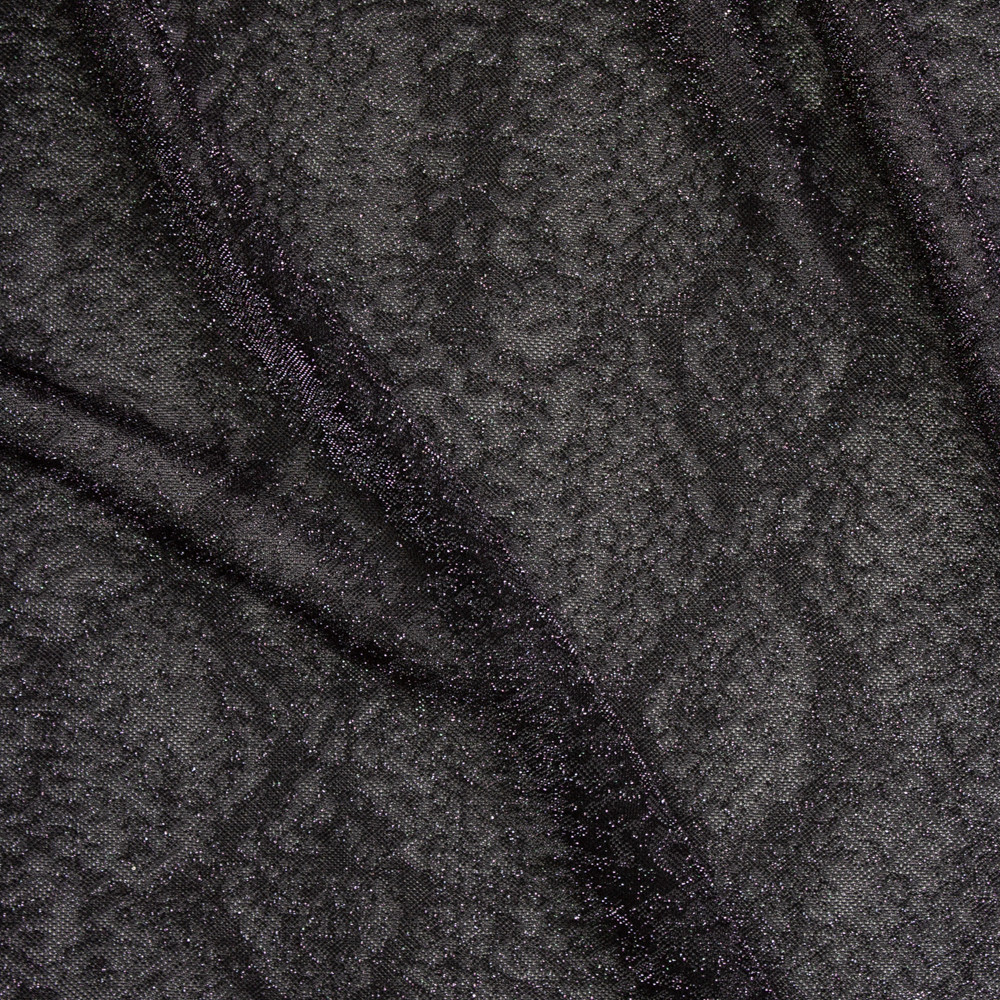 Cali Fabrics Snakeskin Lightweight Sparkle Knit Fabric by the Yard