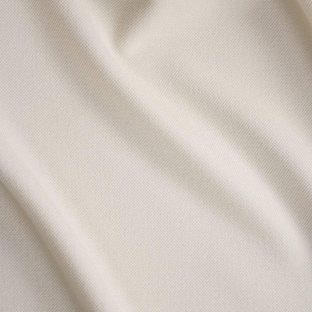 Cali Fabrics Ivory Designer Stretch Heavy Piqué Fabric by the Yard