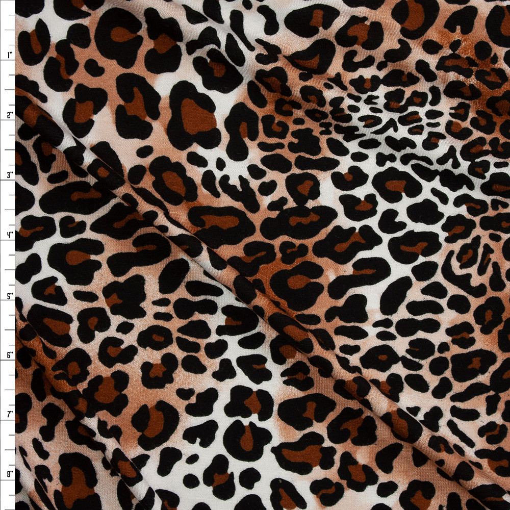 Animal Print Fabric By The Yard - Orange and Black Leopard Fabric - Orange  Fabric – Pip Supply