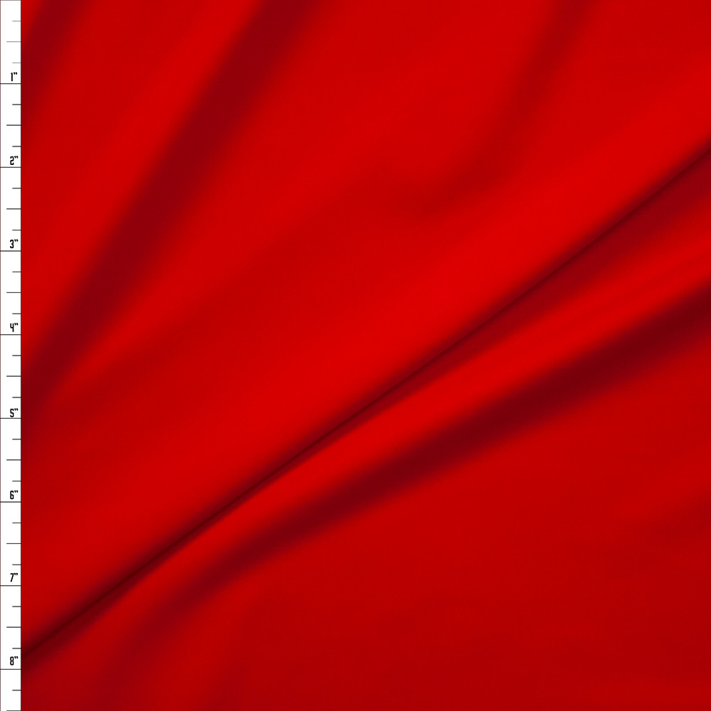 Cali Fabrics Red Matte Nylon/Spandex Fabric by the Yard