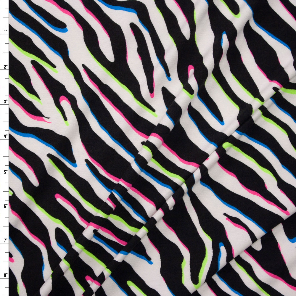 Neon Pink Zebra Velvet Leggings - ShopperBoard