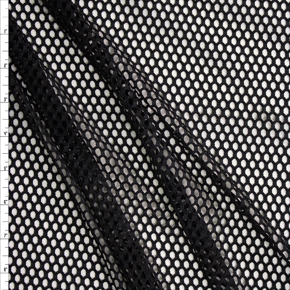 Black Stretch Mesh - Fishnet