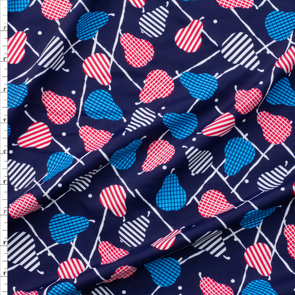 Cali Fabrics Apearicana Nylon/Spandex Swim Knit Fabric by the Yard