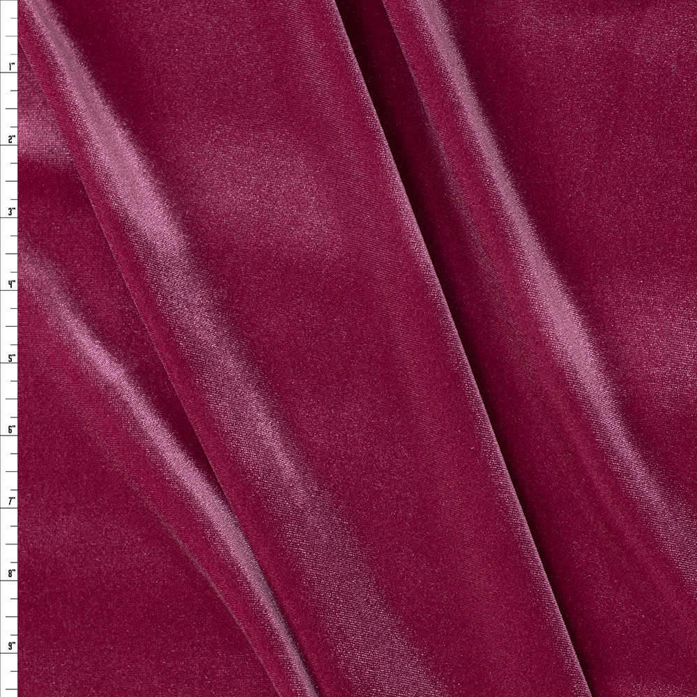 Cali Fabrics Brown 4-way Stretch Velvet By The Yard