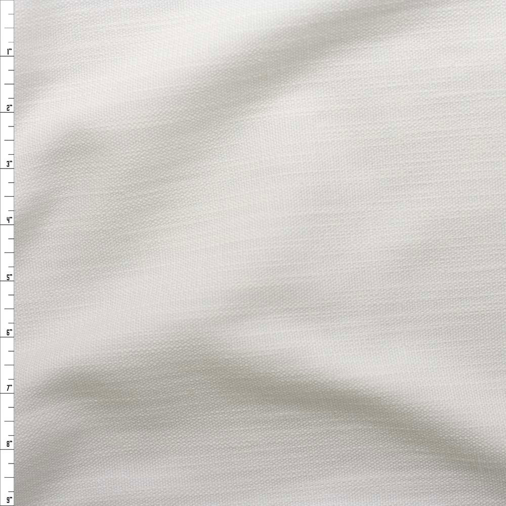 Cali Fabrics Warm White Brushed Cotton/Linen from Pottery Barn #26530 ...