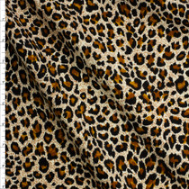 Cheetah Print Baby Wale Corduroy #26995 Fabric By The Yard