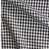 Black And White Gingham Quintin Irish Linen From Spence Bryson Fabric By The Yard