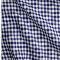 Navy And White Gingham Quintin Irish Linen From Spence Bryson Fabric By The Yard