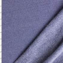 Denim Blue Heather Poly/Cotton Sweatshirt Fleece #27704 Fabric By The Yard