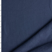 Navy Blue Cotton Sweatshirt Fleece #27706 Fabric By The Yard