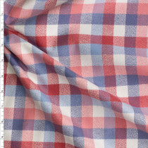 Americana Plaid Organic Mammoth Flannel From Robert Kaufman Fabric By The Yard