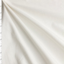 Warm White Baby Wale Corduroy #27780 Fabric By The Yard