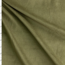 Olive Baby Wale Corduroy #27782 Fabric By The Yard