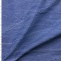 Navy Blue Weathered Washed Twill #27842 Fabric By The Yard