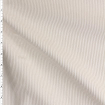 Ivory Stretch 8 Wale Corduroy #27847 Fabric By The Yard