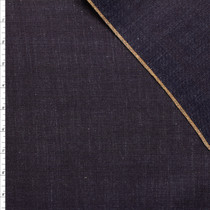 Dark Indigo Candiani Italian Selvedge Denim Fabric By The Yard