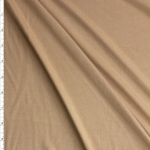 Tan Tiburon Stretch Bamboo Jersey Fabric By The Yard