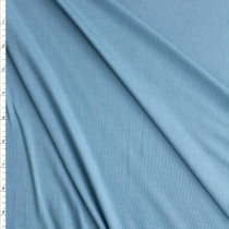 Steel Blue Tiburon Stretch Bamboo Jersey Fabric By The Yard