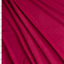 Cranberry Tiburon Stretch Bamboo Jersey Fabric By The Yard