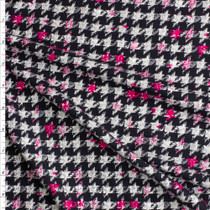 Houndstooth Xiv Armour Stretch Cotton Jersey Knit From Art Gallery Fabrics Fabric By The Yard