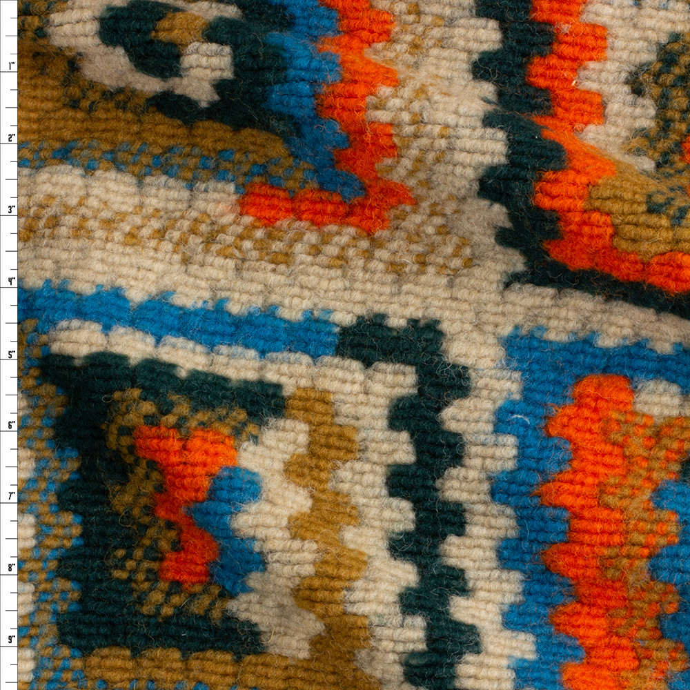 Cali Fabrics Retro Granny Square Italian Chunky Sweater Knit