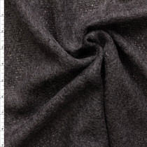 Charcoal Wool Sweater Knit #28632 Fabric By The Yard