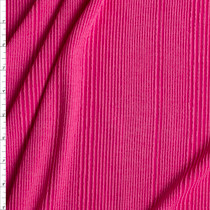Bright Pink Variegated  Urban Wavy Rib #28636 Fabric By The Yard