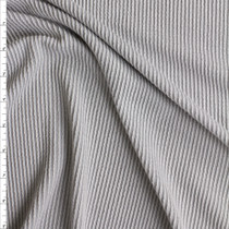 Silver Urban Wavy Rib #28642 Fabric By The Yard