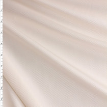 Ivory Twill Texture Sateen Fine Italian Shirting #28674 Fabric By The Yard