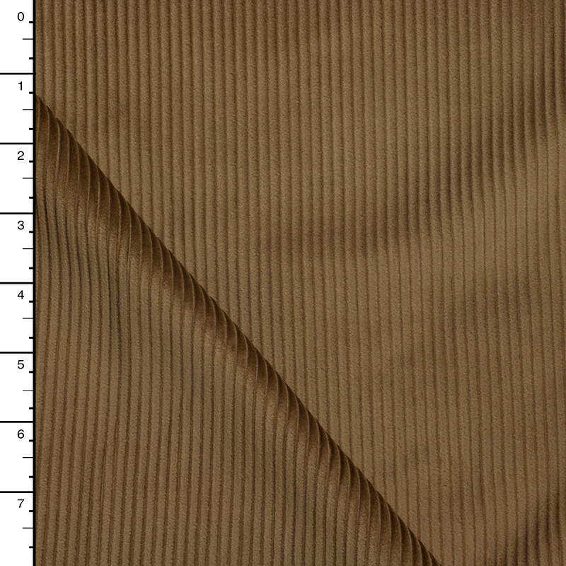 Cali Fabrics Espresso Brown 14W Corduroy Fabric by the Yard