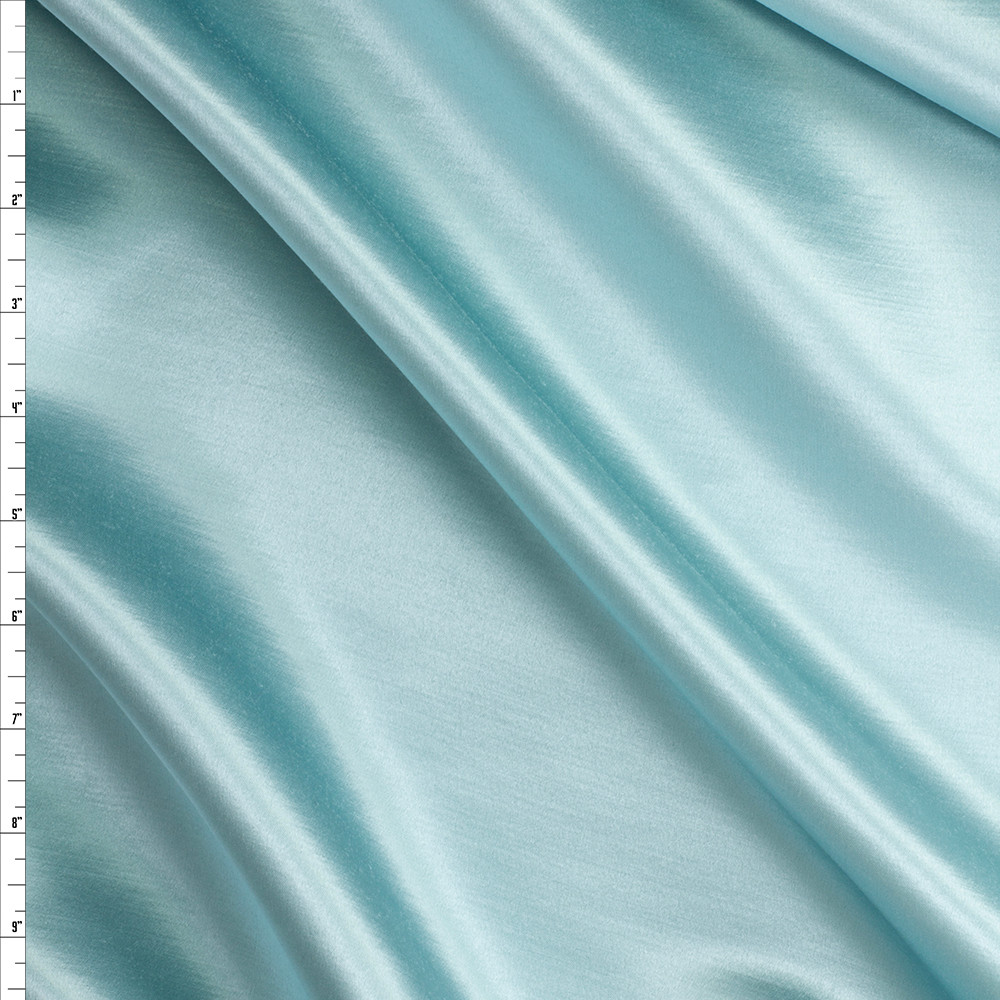 Aqua Glass Silk Shantung 54