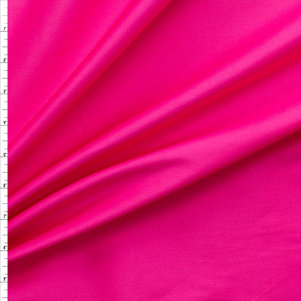 Hot Pink Stretch Cotton Sateen #30323