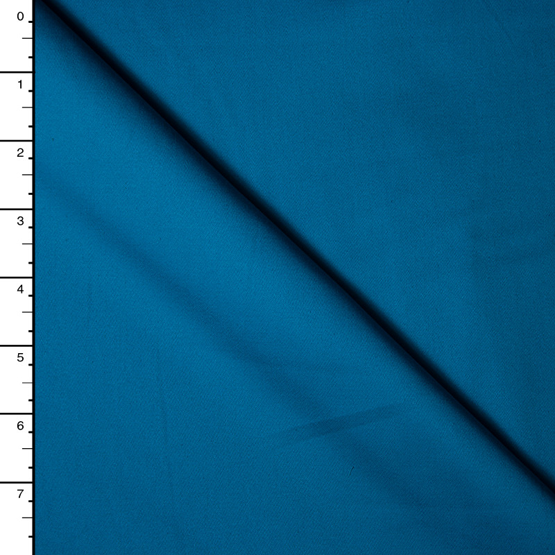 Cali Fabrics Jewel Tone Teal Stretch Midweight Cotton Sateen