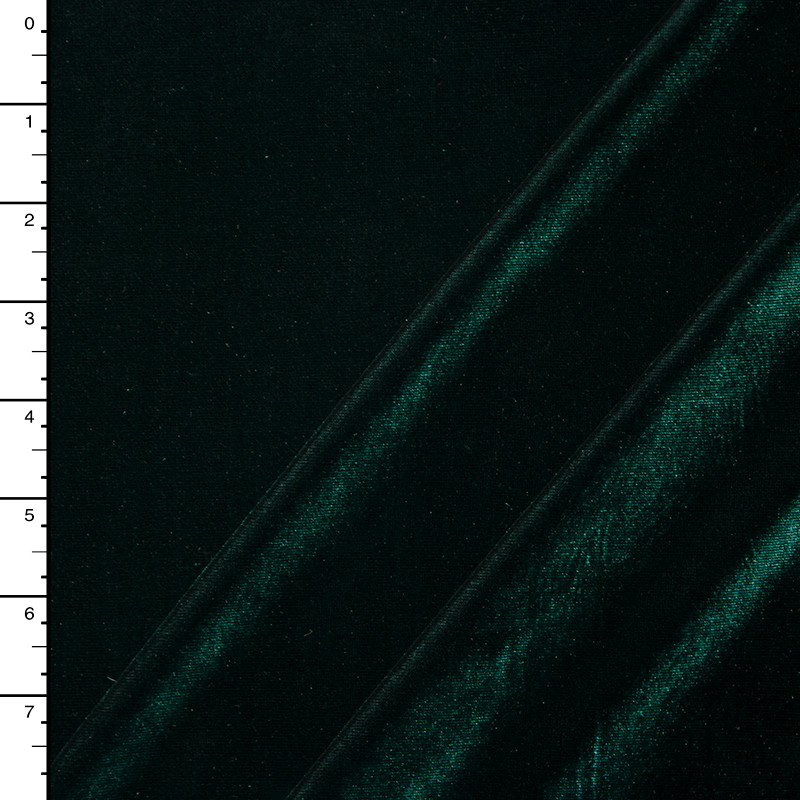 Hunter Green 4-way Stretch Velvet