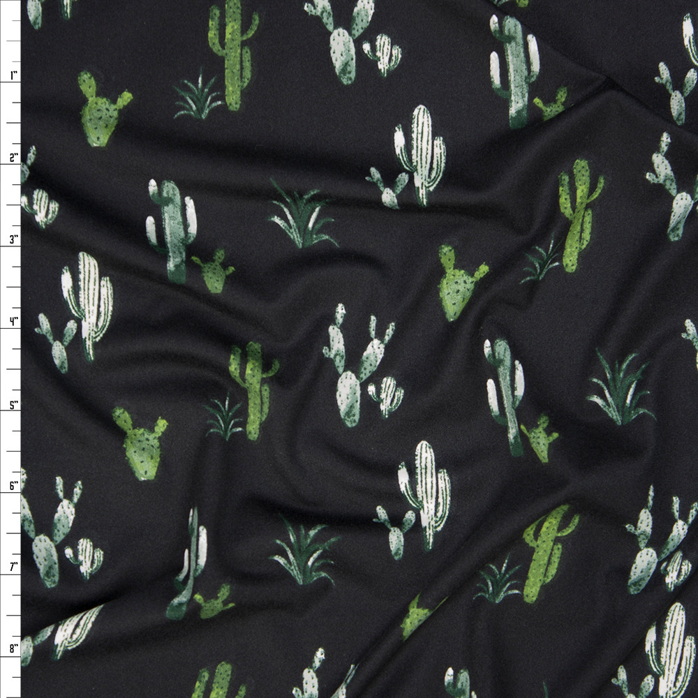 Cactus jersey knit fabric cheap