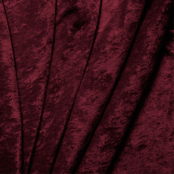 Panne Velvet - Fabric by the yard - Burgundy - Prestige Linens