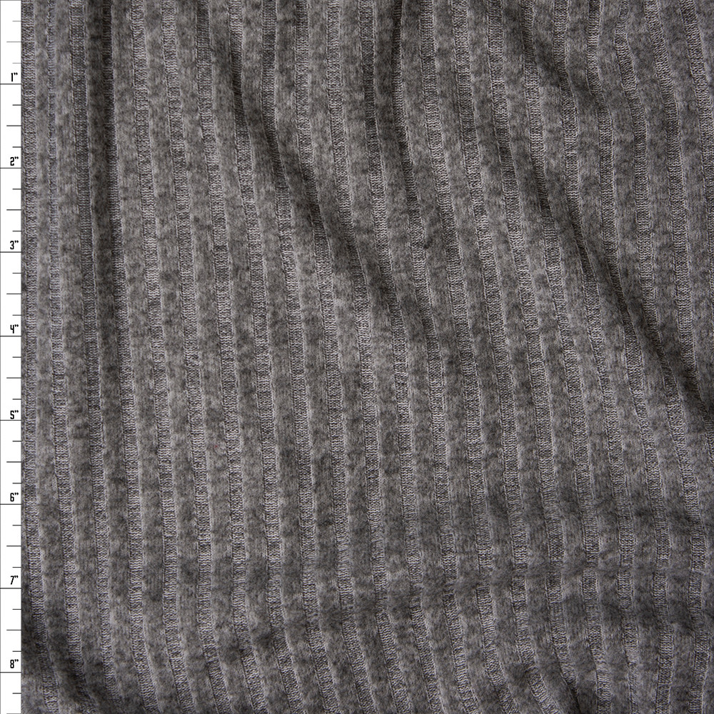 ribbed sweater knit fabric