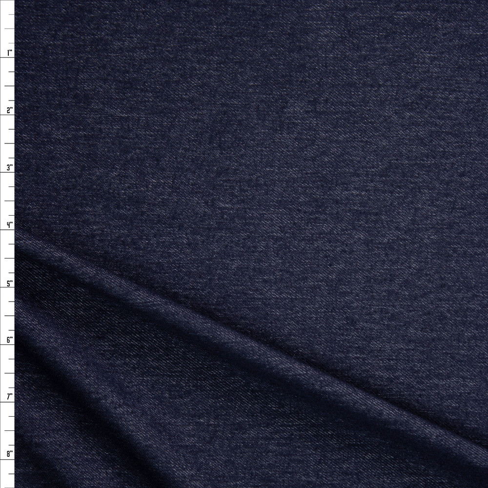 Denim Look Cotton Jersey Fabric – Pound Fabrics