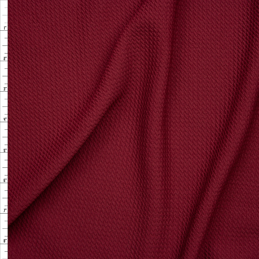 burgundy jersey fabric