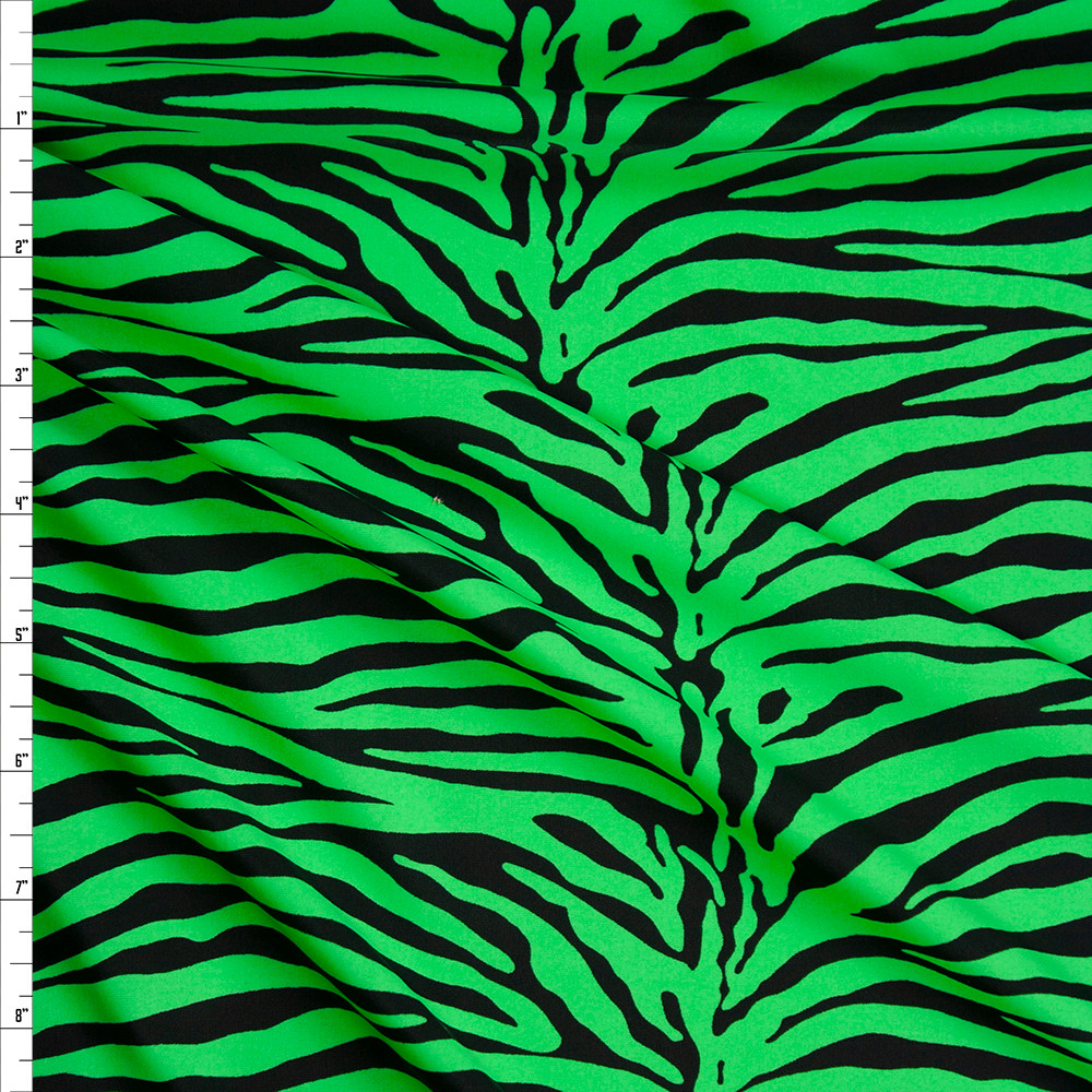 Cali Fabrics Neon Liquid Swirl Nylon/Spandex Fabric by the Yard