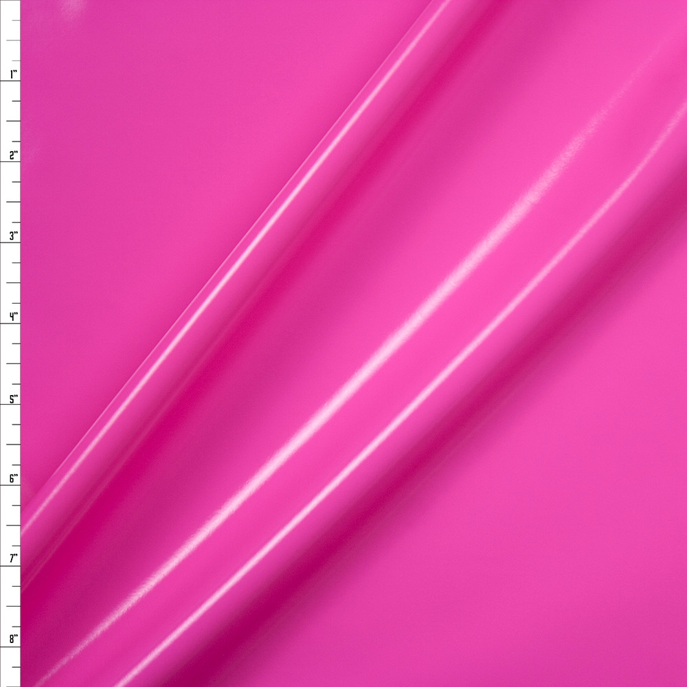 Metallic Hot Pink 4-way Stretch Lamé