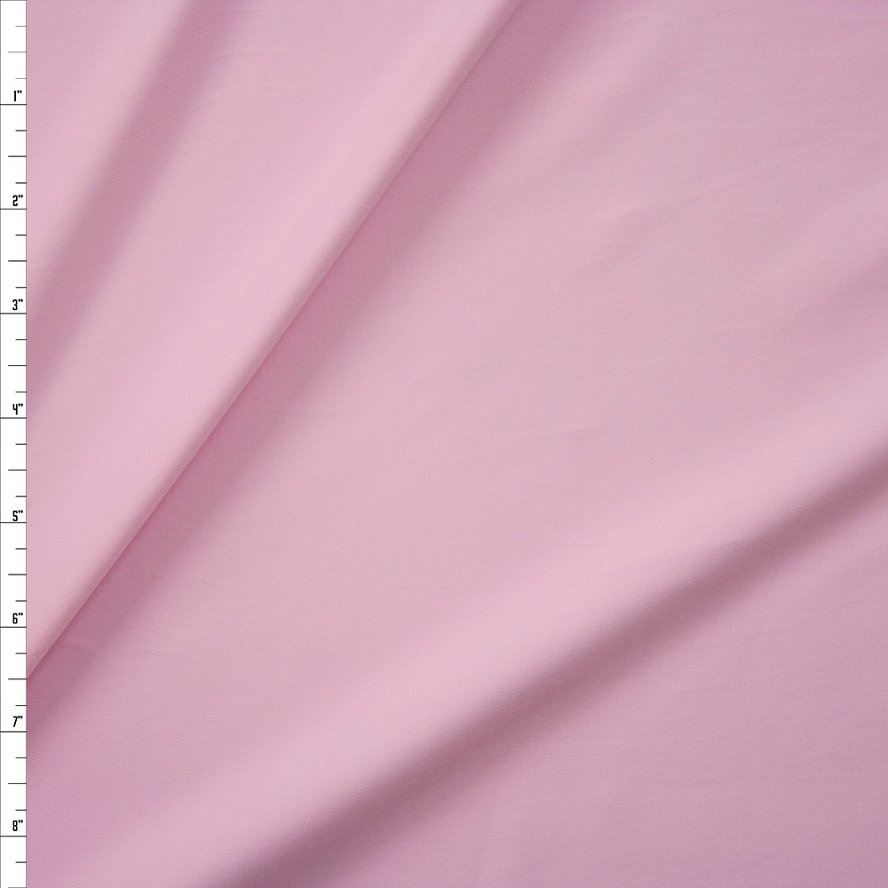 Cali Fabrics Pink Midweight Nylon Spandex Fabric by the Yard