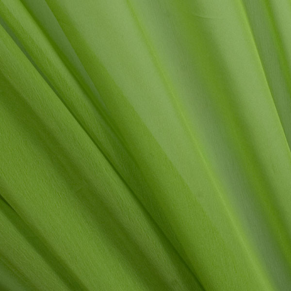 Cali Fabrics | Lime Green Two-Tone Chiffon