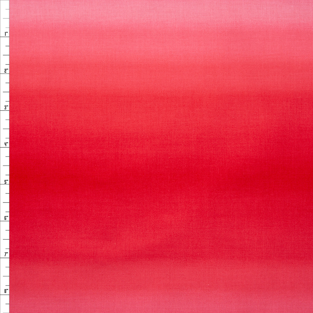 Cali Fabrics Blenders Ombre Strawberry Quilter’s Cotton Print from
