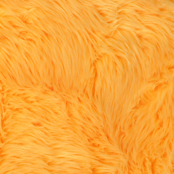 Cali Fabrics Neon Yellow Shag Faux Fur