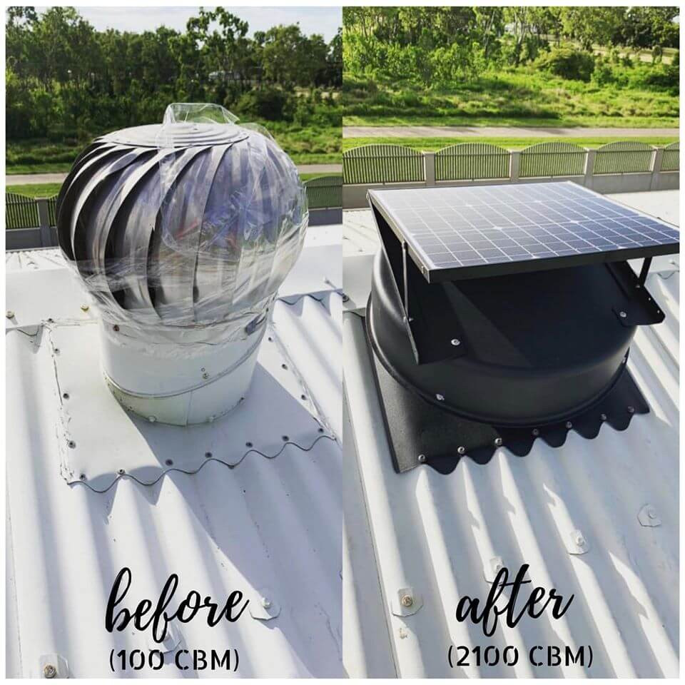 Solar Roof Ventilation Fan 320MM V3 DIY TradeTech