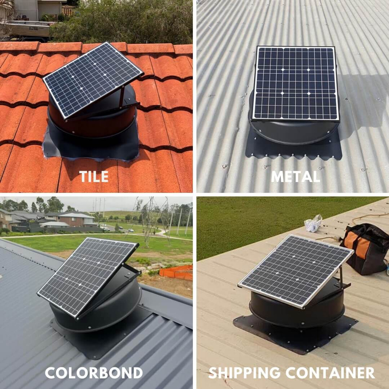 Solar Roof Ventilation Fan  Roof Ventilator Supply & Install in