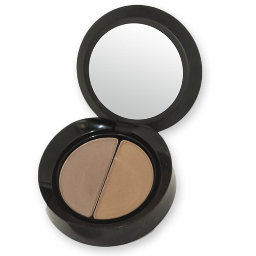 Light Brown Eyebrow Powder Duo-Latte